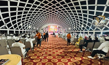 dome structure Warangal Function Hall Dome Structure, Telangana, event roofing