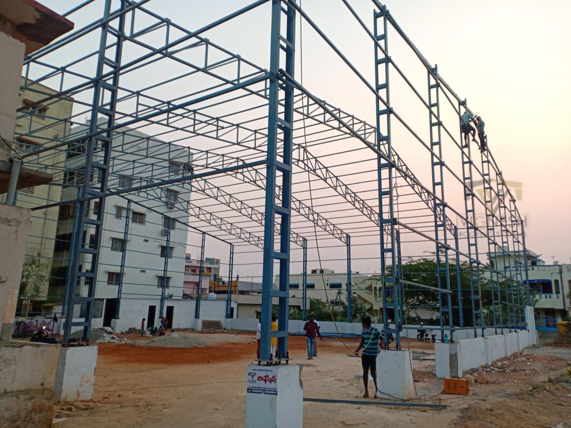 Pipe Truss Shed best manufacturers in india by vignesh roofing systems